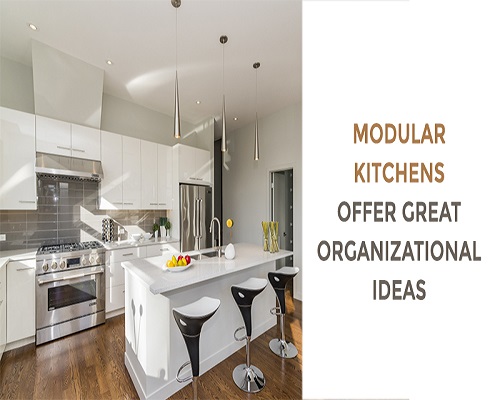 Modular kitchens offer great organizational ideas